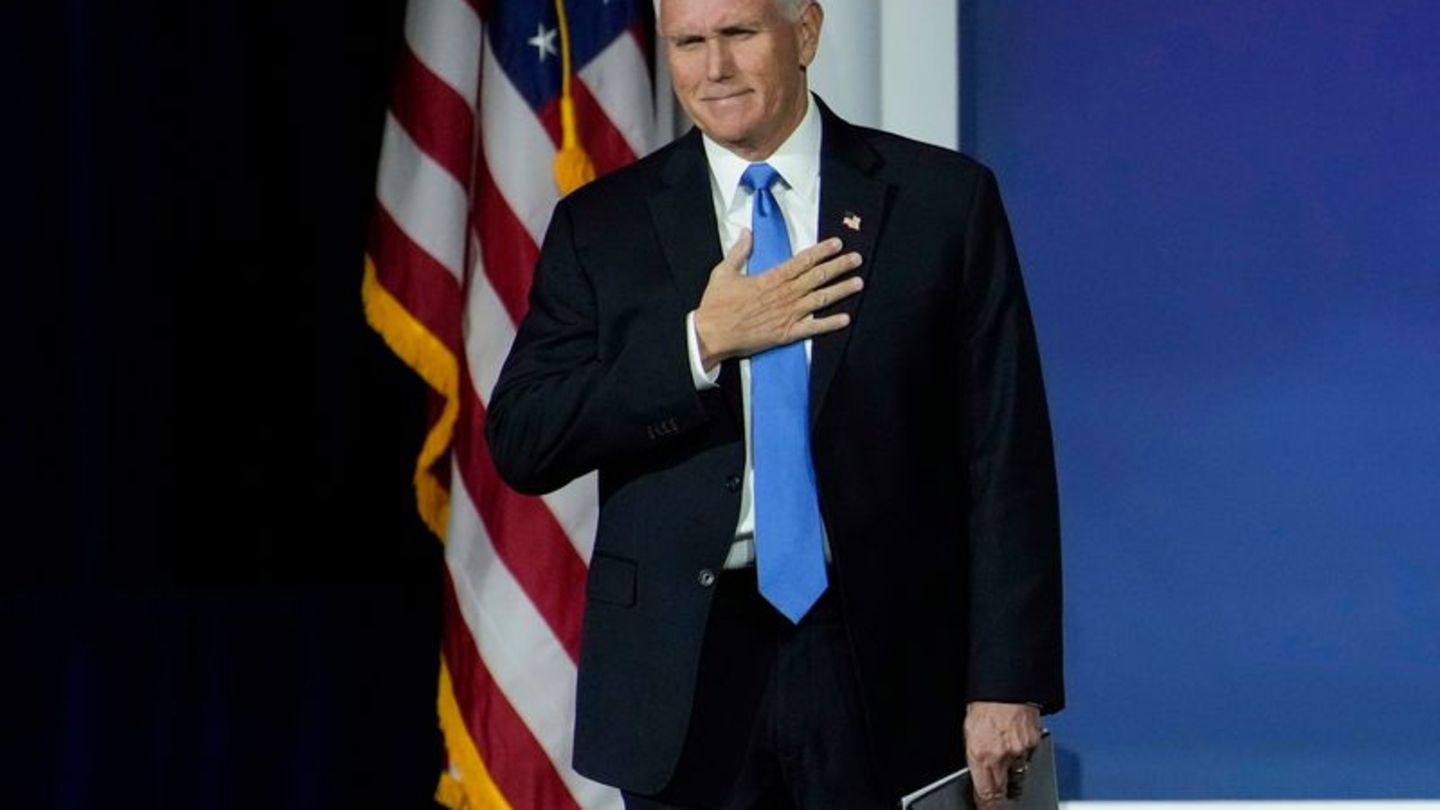 Mike Pence beendet seine Kampagne für das Weiße Haus. Foto: John Locher/AP/dpa