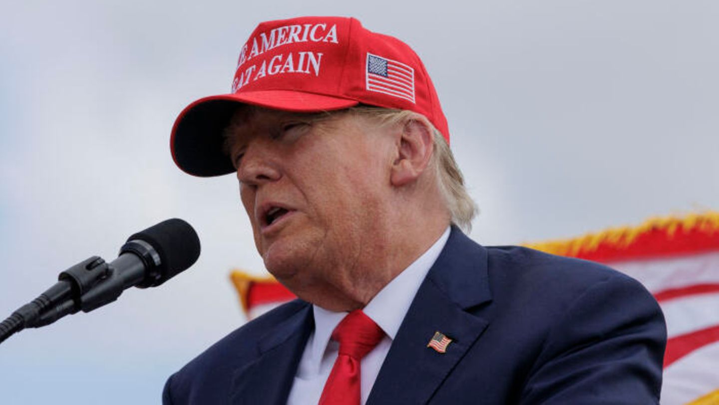 Ex-US-Präsident Donald Trump bei einem Wahlkampfauftritt in Texas