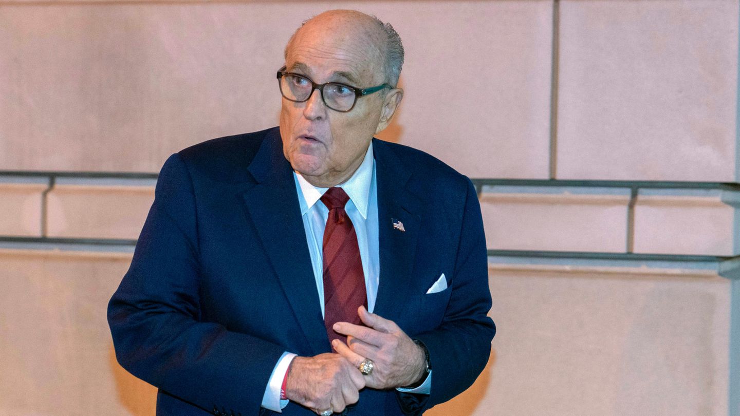 Rudy Giuliani, ehemaliger Bürgermeister von New York und Anwalt von Ex-Präsident Donald Trump
