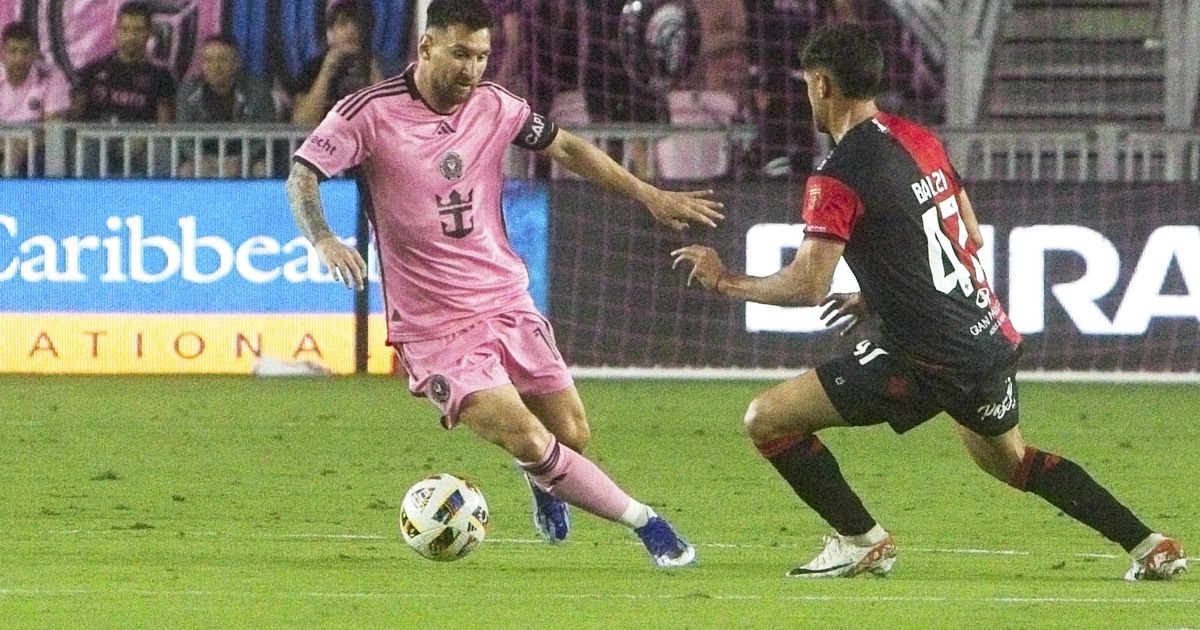 He returns to Inter Miami with a draw against Newell's.  but the pink and black machine has not yet appeared