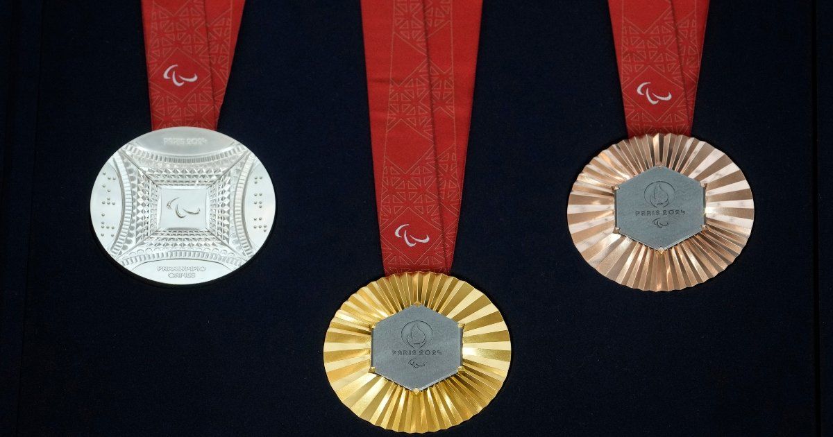 Medals from the Paris Olympic Games carry a fragment of the Eiffel Tower