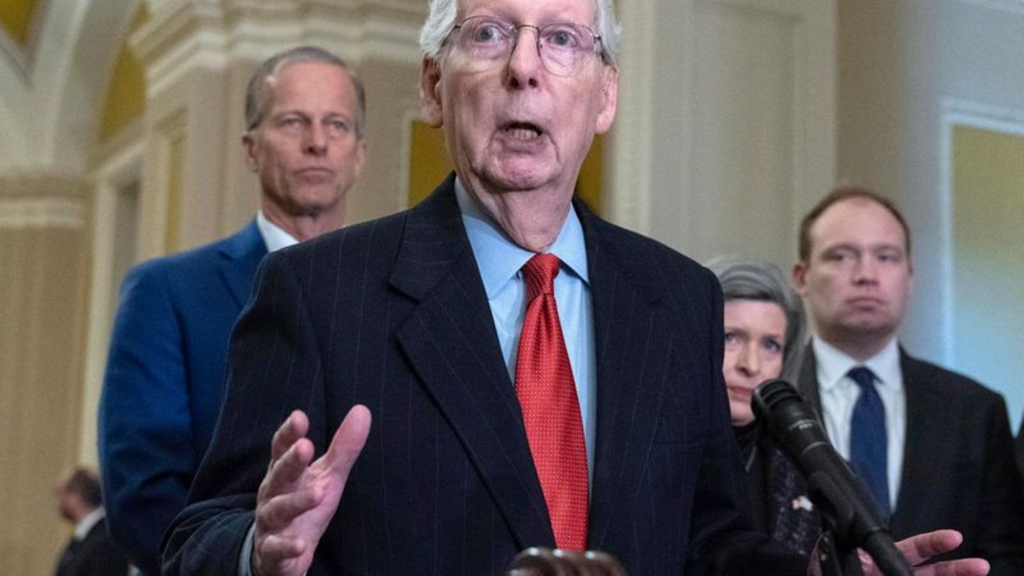 Der Republikaner Mitch McConnell will im November von seinem Spitzenamt im US-Senat zurücktreten. Foto: Jose Luis Magana/AP/dpa