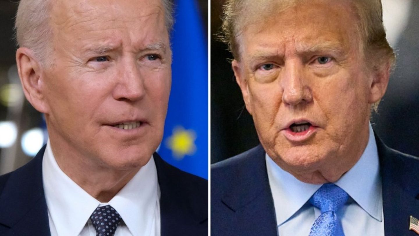 US-Präsident Joe Biden und sein Herausforderer Donald Trump werden sich vor der Präsidentschaftswahl in zwei TV-Duellen begegn