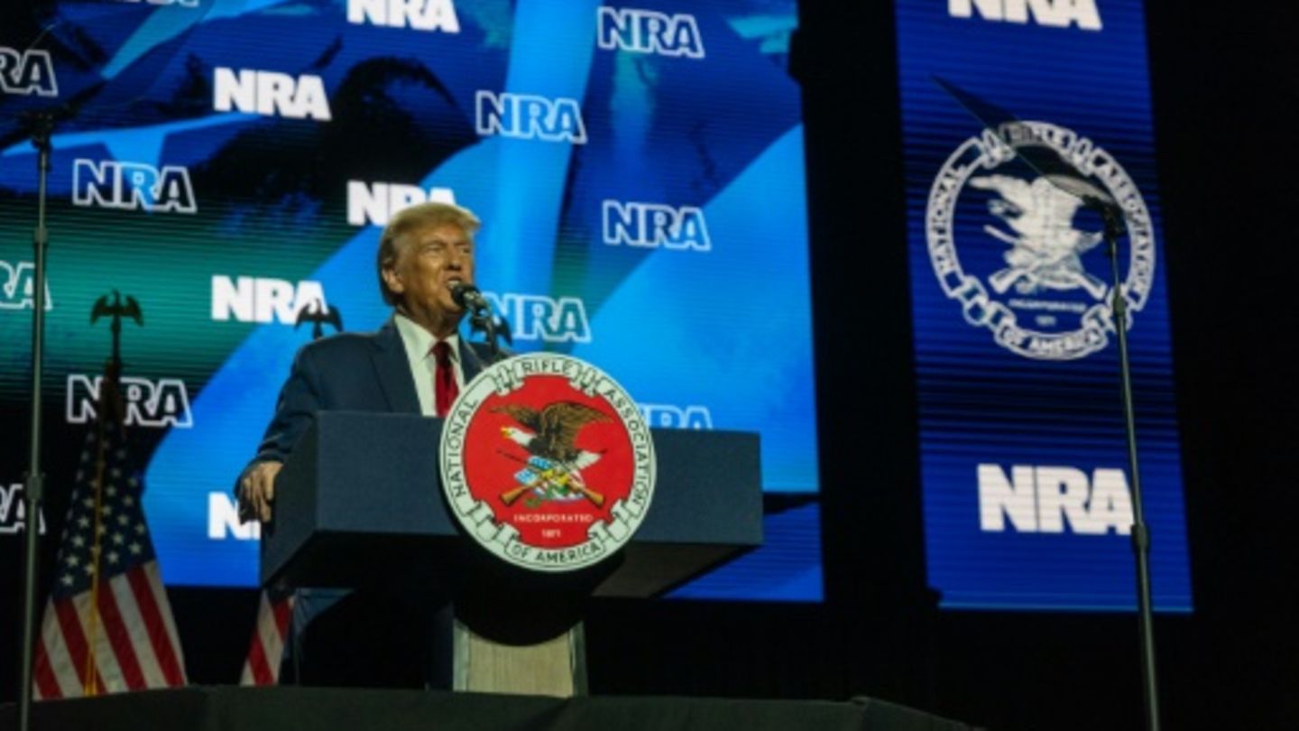 Trump bei einer NRA-Konferenz im Februar