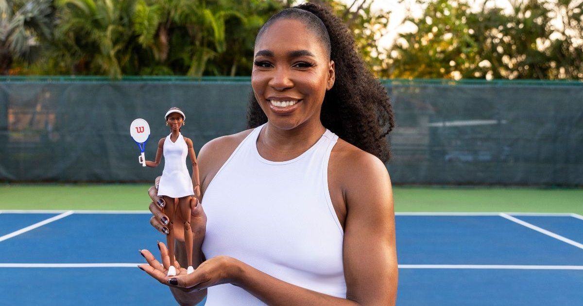 Venus Williams stands out among athletes who receive tribute with a Barbie