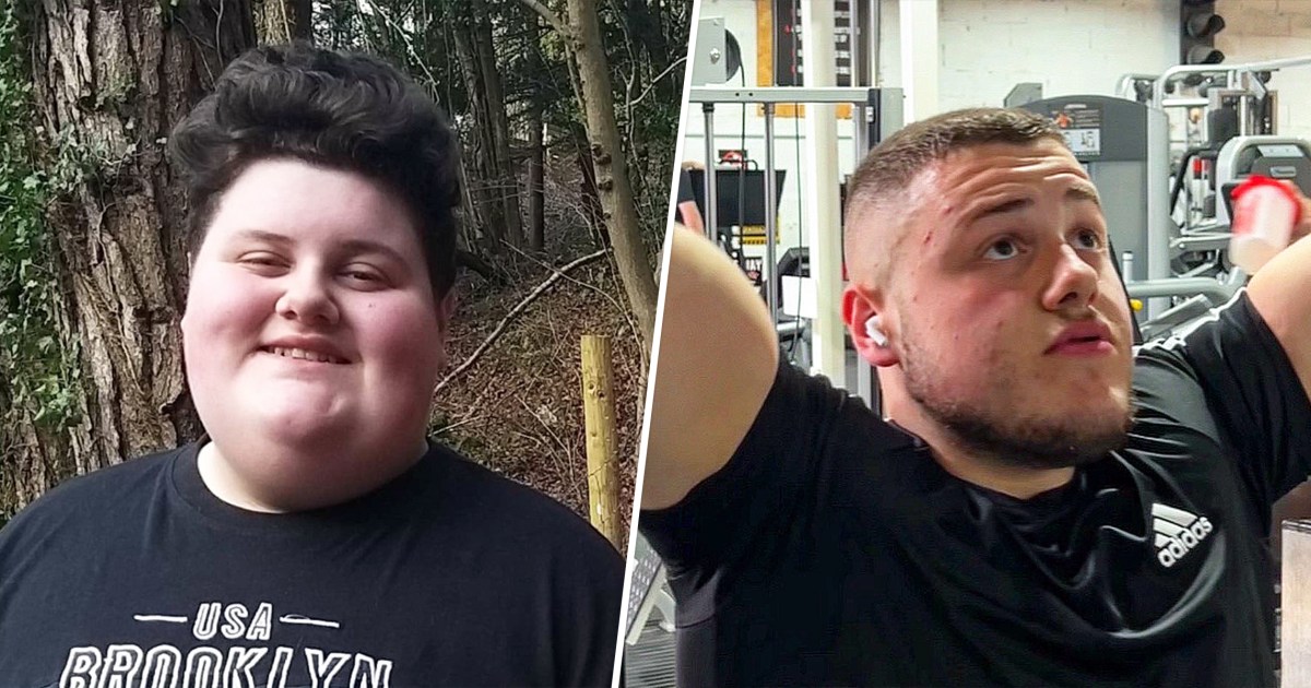 An overweight teenager was able to lose 200 pounds and reveals what his strategy was to achieve it